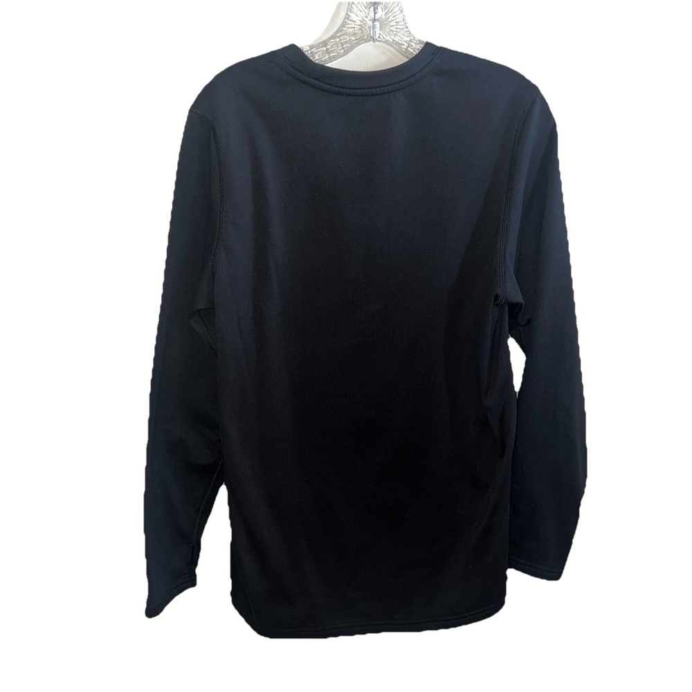 Bass Pro Shops Black Thermal Base Layer‎ Shirt Size M Thumb Holes Outdoors Comfy